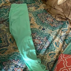 Teal leggings